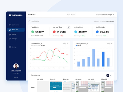 TimeTracking — Track Time  with Analitic