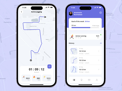 🏃Mobile App: iOS Android UI — Running