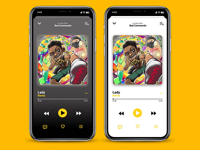 Music App (Now Playing Page - Play) app design developer music musicapp product tech ui uidesign uiux userexperience userinterface ux uxdesign