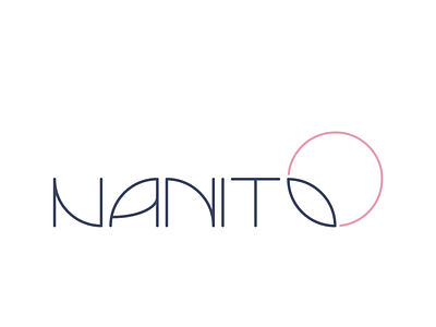 Nanito branding logo minimal typography