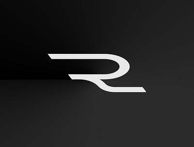 R logo branding font future logo logo r minimal r r logo typography vector