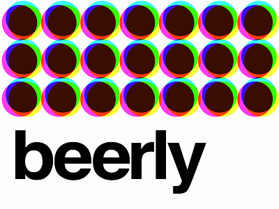 beerly bauhaus branding logo minimal spectrum swiss design typography