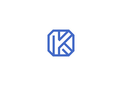 Hexagon K graphic design hexagon k logo logo minimal typography vector