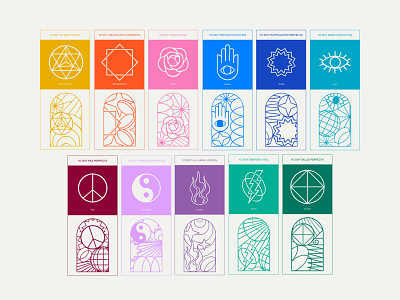 Casavioleta Symbology alchemy graphic design illustration labels