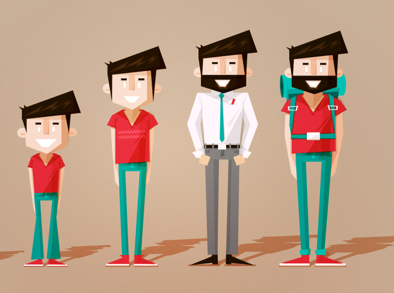 Character Design for a Toyota Film by Felix Meyer on Dribbble