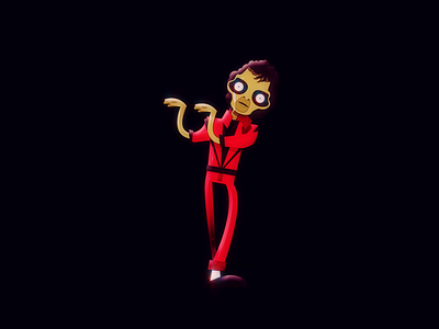 Thriller – Horror Walk Cycle 2d animation adobe after effects animation character character animation character design design flat illustration vector