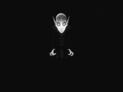 Nosferatu – Horror Walk Cycle 2d animation adobe after effects animation character character design design flat horror vampire vector walk cycle