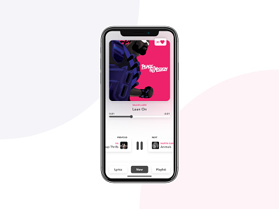 Music app concept app concept idea major lazer music
