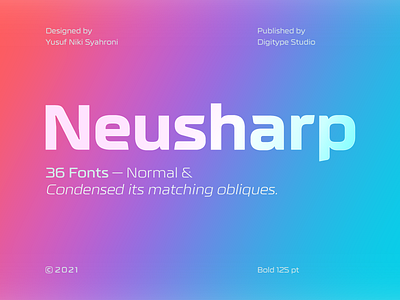 Neusharp Font Family