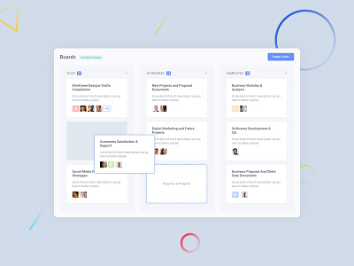 Kanban - Project Boards app dashboard design graph task ui ux ux design web application