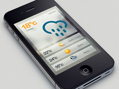 Weather App android app ios iphone mobile application mobile design mobile ui ui ux weather app