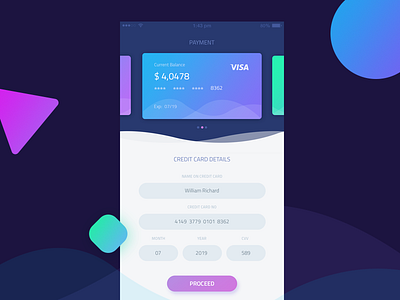Payment app checkout credit car iphone mobile payment paypall ui ux