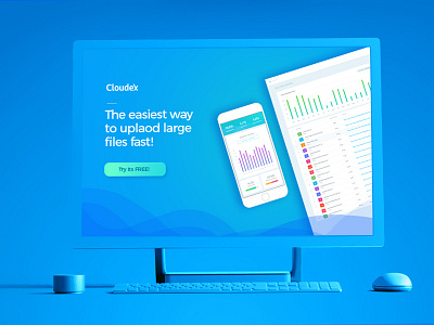 Cloudex - Landing Page