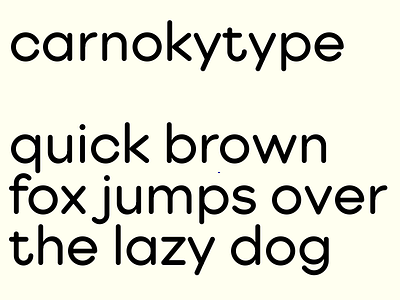 CarnokyType custom font