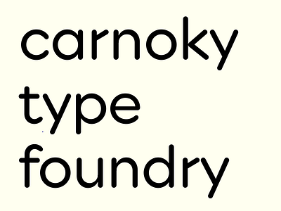 CarnokyType – custom font