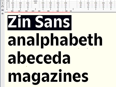 Zin Sans carnokytype font grotesk sans serif type type design typeface