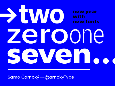 PF 2017 2017 carnokytype fonts new year pf pour feliciter typefaces types zin sans