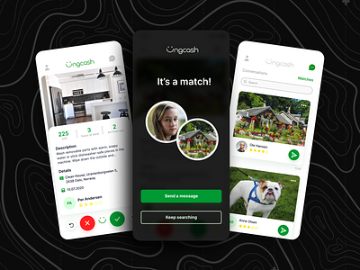 Ungcash app app design product