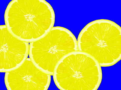 Lemons - Digital design digital digital illustration fourwindsgraphics fruit illustration illustrator lemons peggy hellem yellow
