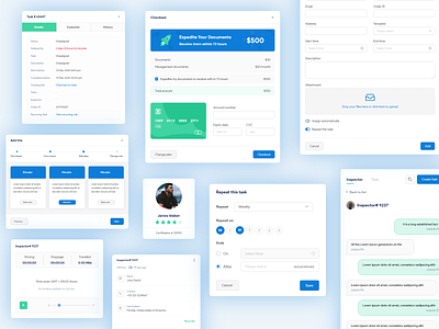 Tracking Software application design clients customers dashboard ui inspection inspector rain storm tracking app user experience user interface web web app web application web design workforce