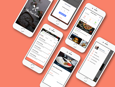 Mobile Application - Food App android application design book catering cooking cuisine food food menu ios meals mobile app design order react native restaurant ui ux