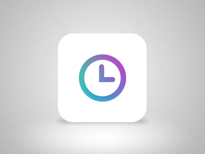 Clock icon for iOS 7 7 clock icon ios time