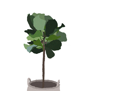 Tree illustration illustrator minimal plant plant illustration