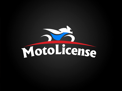 Logo Graphics, Moto License Logo, License Logo. Motorbike Logo