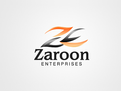 Zaroon Logo grey logo leather logo orange logo shape logo sports logo graphics zaroon logo