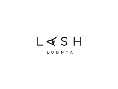 Logo for lashes artist lashes logo logo design logotype makeup artist