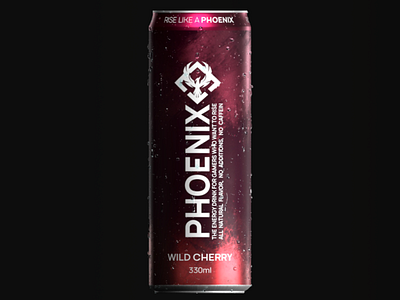 PHOENIX Energy Product Design 3d 3d art arnold render arnoldrender drink energy drink maya product product design