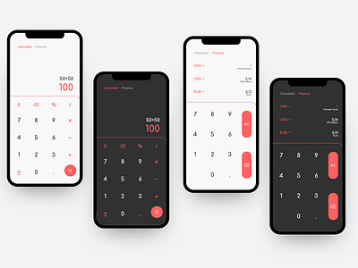 DailyUI 004 | Calculator adobexd appdesign appdesigner calculator dailyui dailyuichallenge design ui uidesign uiux uxdesign uxdesigner