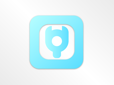 DailyUI 005 | Blue Charge app logo app appdesign applogo illustrator logodesinger uidesign