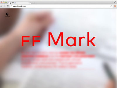 FF Mark Microsite fonts geometric hvd type design typography website