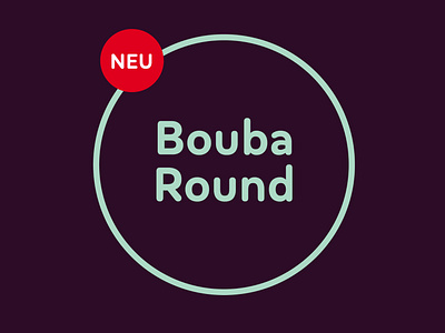 NEW RELEASE: Bouba Round arrows cyrillic design editorial greek hvd hvdfonts icons latin round rounded screen type typedesign typefamily typo typography ui ux variablefont