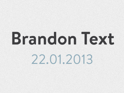 Brandon Text by HvD Fonts | Type Foundry on Dribbble