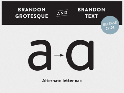 Brandon Grotesque & Brandon Text - a