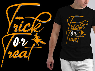 Trick or treat Halloween t-shirt graphic design halloween halloween tshirt horror tshrit t shirt design t shirts