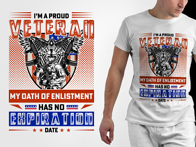 I'm a proud veteran t-shirt