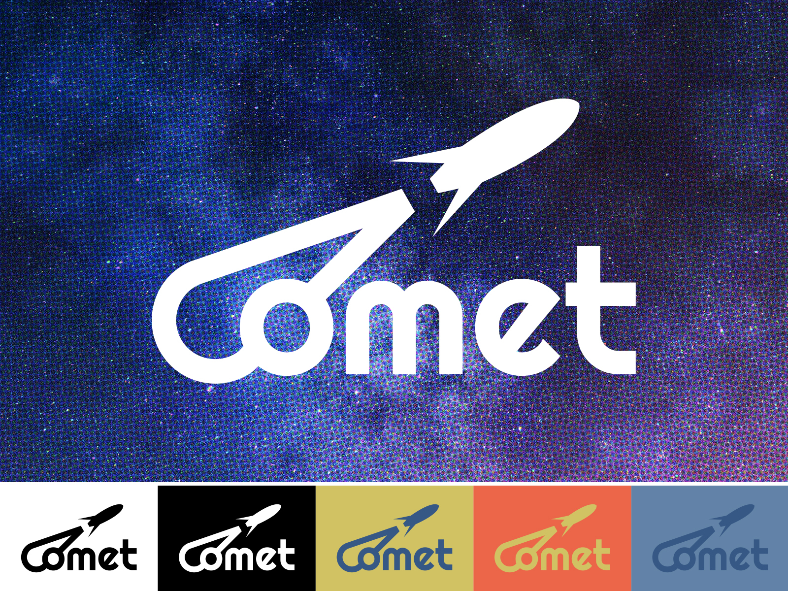 Comet logo by Monika on Dribbble