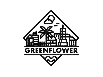Greenflower city challenge city city logo dailylogo dailylogochallenge fernsworth greenflower greenflower city logo logochallenge simple torrine