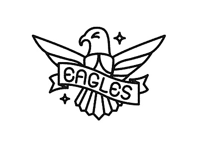 Eagles logo bird dailylogo dailylogochallenge eagle eagles fly flying illustration line line work logo logochallenge royal scouts sport sports team team
