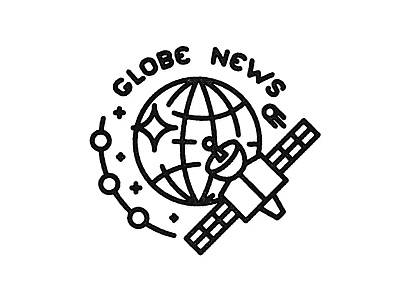 Globe News challenge dailylogo dailylogochallenge global globe illustration line logo logochallenge network news simple space sportz television television news network tv