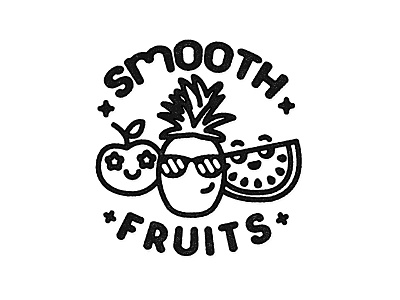 Smooth Fruits beach juice challenge cool dailylogo dailylogochallenge fruit illustration juice just juice logo logochallenge refreshing simple smooth smooth fruits smoothie