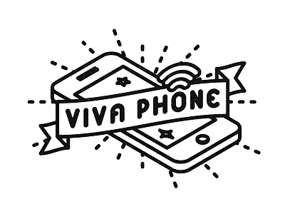 Viva Phone cellphone cellphone carrier challenge dailylogo dailylogochallenge design illustration logo logochallenge mobile mobily phone simple vector viva vivaphone