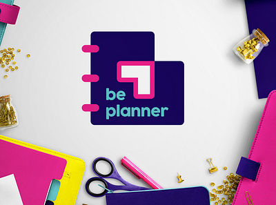 Be Planner - Visual Identity brand design branding design flat illustration logo logo design minimal planner planner logo stationary logodesing visual identity