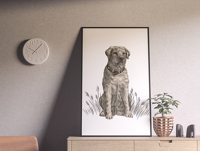 Labrador sketch animal art dog friend hand drawn illustration labrador pet sketch vector