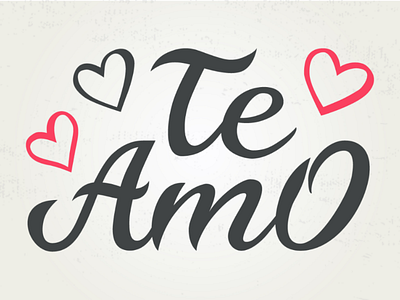 Te Amo by Margarita Fedorenko on Dribbble