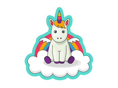 Unicorn sticker