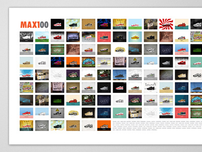 MAX100 poster explorations